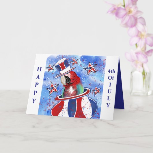 Carte Perroquet (Orchidée)