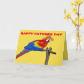 Carte Perroquet (Fleur jaune)