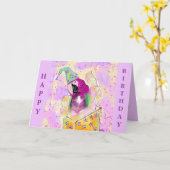 Carte Perroquet (Fleur jaune)