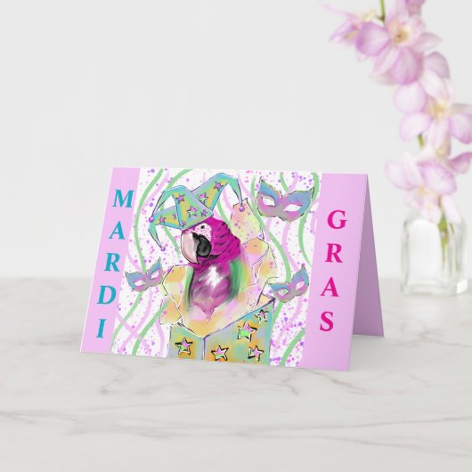 Carte Perroquet (Orchidée)