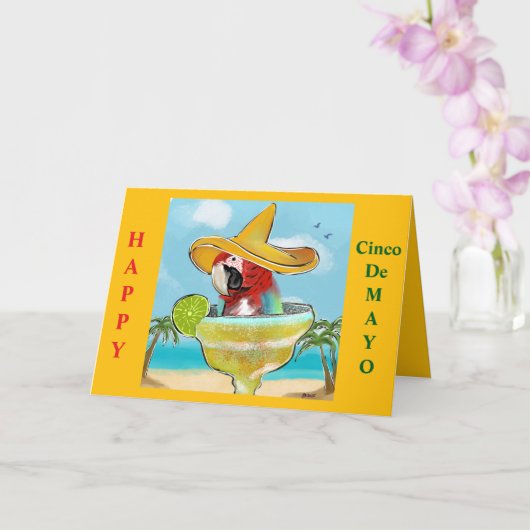 Carte Perroquet (Orchidée)