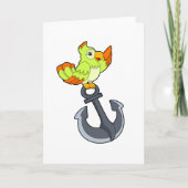 Carte Perroquet avec Ancre (Devant)