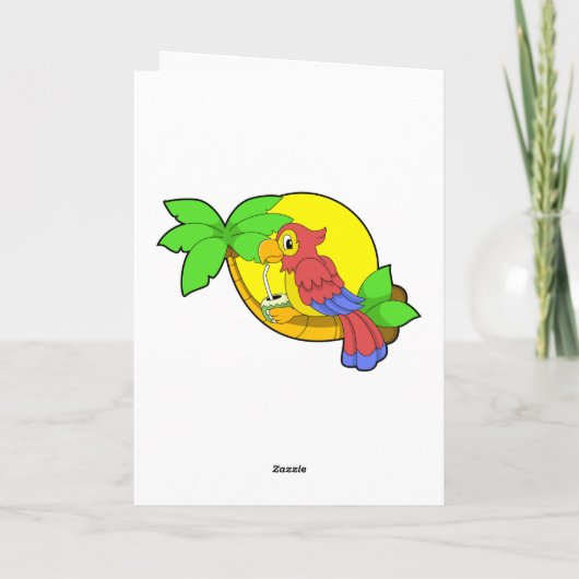 Carte Perroquet avec Coco (Dos)