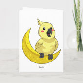 Carte Perroquet avec Lune (Dos)