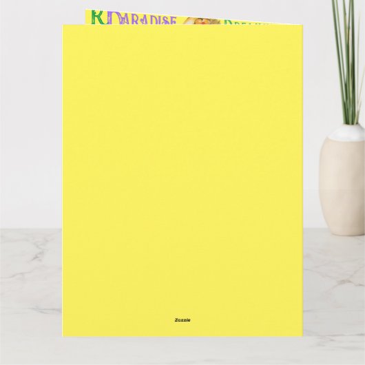 Carte Perroquets de Fête (Dos)