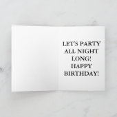 Carte Perroquets de Fête (Intérieur)