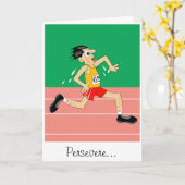 Carte Persévérer (Fleur jaune)