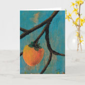 Carte Persimmon (Fleur jaune)