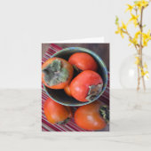 Carte Persimmons (Fleur jaune)
