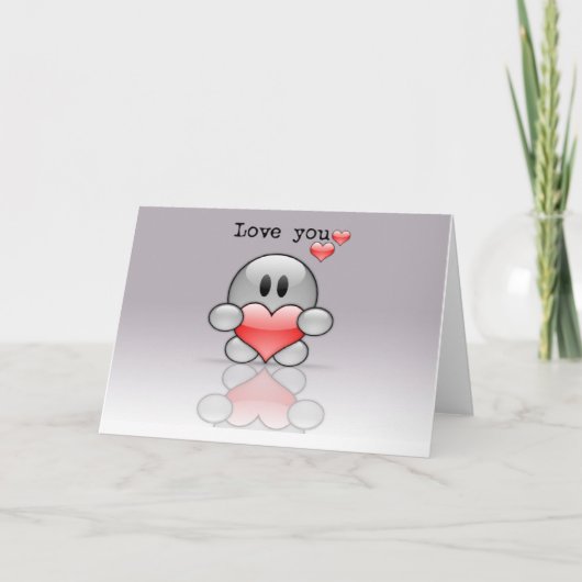Carte Persoanlize Cute "Love You" (Devant)