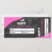 Carte Personal Trainer Fitness Gift Voucher (Devant)