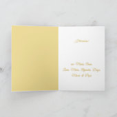 Carte Personalizado Feliz Cumpleaños Tarjeta de Foto (Intérieur)