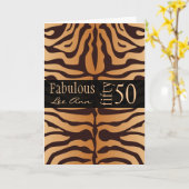 Carte Personalized 50th Birthday Card pour Baby Boomer (Fleur jaune)