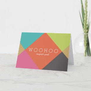 Carte Personalized   Bright Diamonds Congrats