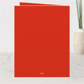 Carte Personalized Chinese new year 2026 (Dos)