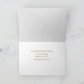 Carte Personalized DEAN'S LIST Scholar congrats card (Intérieur)