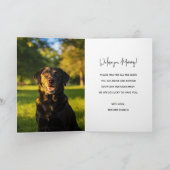 Carte Personalized Dog Name Card – Happy Mother’s Day (Intérieur)