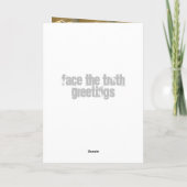 Carte Personalized Funny Birthday Greeting Card (Dos)