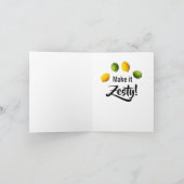 Carte Personalized Funny Lemon Lime (Intérieur)