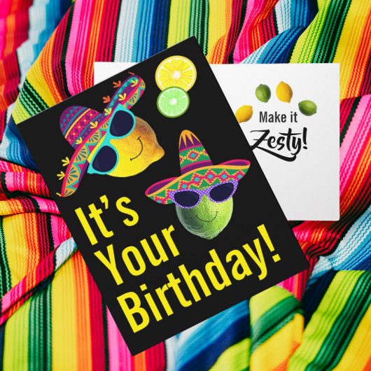 Carte Personalized Funny Lemon Lime