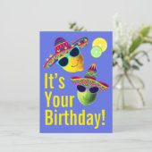 Carte Personalized Funny Lemon Lime  (Debout devant)