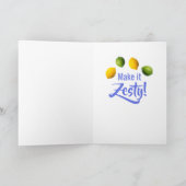Carte Personalized Funny Lemon Lime  (Intérieur)