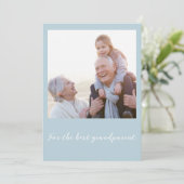 Carte Personalized Grandfather's Day Card (Debout devant)