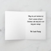 Carte Personalized Jesus 2 Christmas Card (Intérieur)