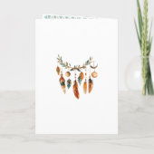 Carte Personalized Kids Birthday Card with Cute Animals (Dos)