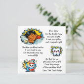 Carte Personalized Letter from the Tooth Fairy (Debout devant)