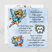 Carte Personalized Letter from the Tooth Fairy (Devant / Derrière)
