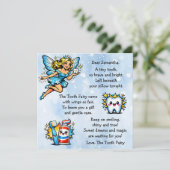 Carte Personalized Letter from the Tooth Fairy (Debout devant)