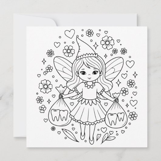 Carte Personalized Letter from the Tooth Fairy (Dos)