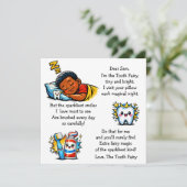 Carte Personalized Letter from the Tooth Fairy (Debout devant)