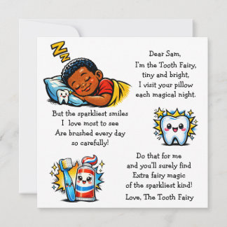 Carte Personalized Letter from the Tooth Fairy