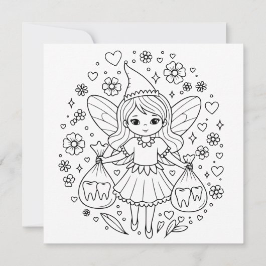 Carte Personalized Letter from the Tooth Fairy (Dos)