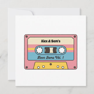 Carte Personalized Love Jams Cassette Tape – Custom Name