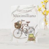 Carte Personalized Meet Zochi 16th Birthday (Fleur jaune)