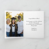 Carte Personalized Modern School College Graduation (Intérieur)