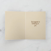 Carte Personalized Rufous Hummingbirds Birthday Card (Intérieur)