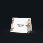 Carte Personalized simple Elegant Welcome to the team<br><div class="desc">This is very simple elegant white background personalized welcome note card. New Employee Welcoming to new work place or office. It is a great for a new boss,  new staff member or newly employed person. It is fantastic employment congratulations card.</div>