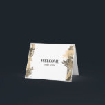 Carte Personalized simple Elegant Welcome to the team<br><div class="desc">This is very simple elegant white background personalized welcome note card. New Employee Welcoming to new work place or office. It is a great for a new boss,  new staff member or newly employed person. It is fantastic employment congratulations card.</div>