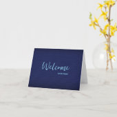 Carte Personalized simple Elegant Welcome to the team (Fleur jaune)