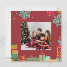 Personalized Square Holiday Card