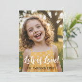 Carte Personalized Valentines Day Photo  (Debout devant)