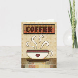 carte personlized de café