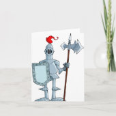 Carte Personnage de chevalier en armure médiévale (Devant)