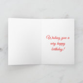 Carte personnalisable 100e anniversaire (Intérieur)