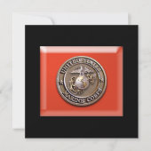 Carte personnalisable 3D USMC Seal pour n'importe  (Devant)