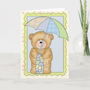 Carte personnalisable Baby shower Boy